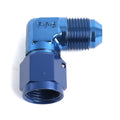 #8 Female Swivel to Male 90 Degree Fitting