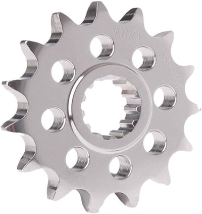 Vortex Racing Steel Front Sprocket 530 15 Tooth- Silver