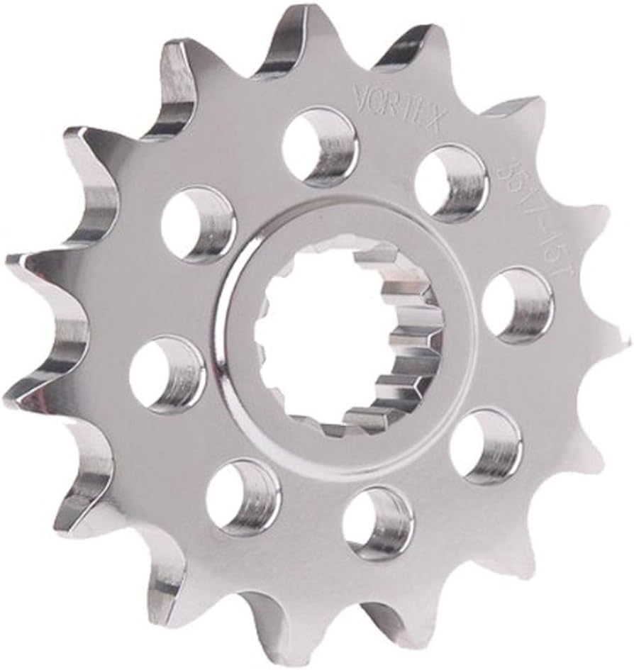 Vortex Racing Steel Front Sprocket 530 15 Tooth- Silver