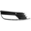 LH FRONT BUMPER INSERT CABRIO/SDN; FOG LAMP BEZEL; W/FOG LAMPS AUDI A3 1516
