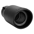 DC Sport Black Universal Bolt On Exhaust Slant Cut Tip 2.875 Inlet 3.87 Outlet