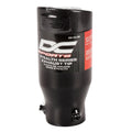 DC Sport Black Universal Bolt On Exhaust Slant Cut Tip 2.875 Inlet 3.87 Outlet