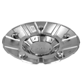 Chrome 2 Piece Bolt On Center Cap Includes: 1 Cap 1 Screws 1 Wrench Fits Series # 901C 20 Only