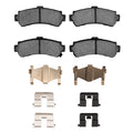 R1 95-00 Nissan Lucino (Mexico) Rear Ceramic Brake Pads & Hardware Kit