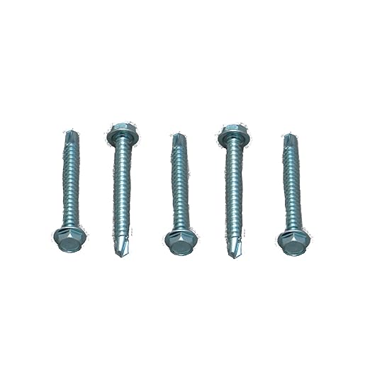 1/4 HEX WASHER HEADSELF TAPPING ZINC PLATE 8 X 11/2 (500/CTN)