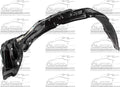 LH FRONT FENDER SPLASH SHIELD 4WD TOYOTA P/U 8995; 4RUNNER 9095