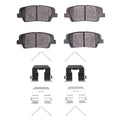 R1 15-20 Kia Sorento Rear Semi Met Brake Pads and Hardware Kit