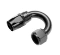 06 180 DEGREE FEMALE ALUMINUM HOSE END BLACK