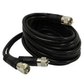 18 FT MINI8 COAX CABLE W/CLEAR PL259 TO PL259 CONNECTORS