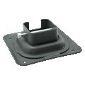 ~(0.5 lbs. 5X5X1)~ Exhaust flange for a 4 exhaust