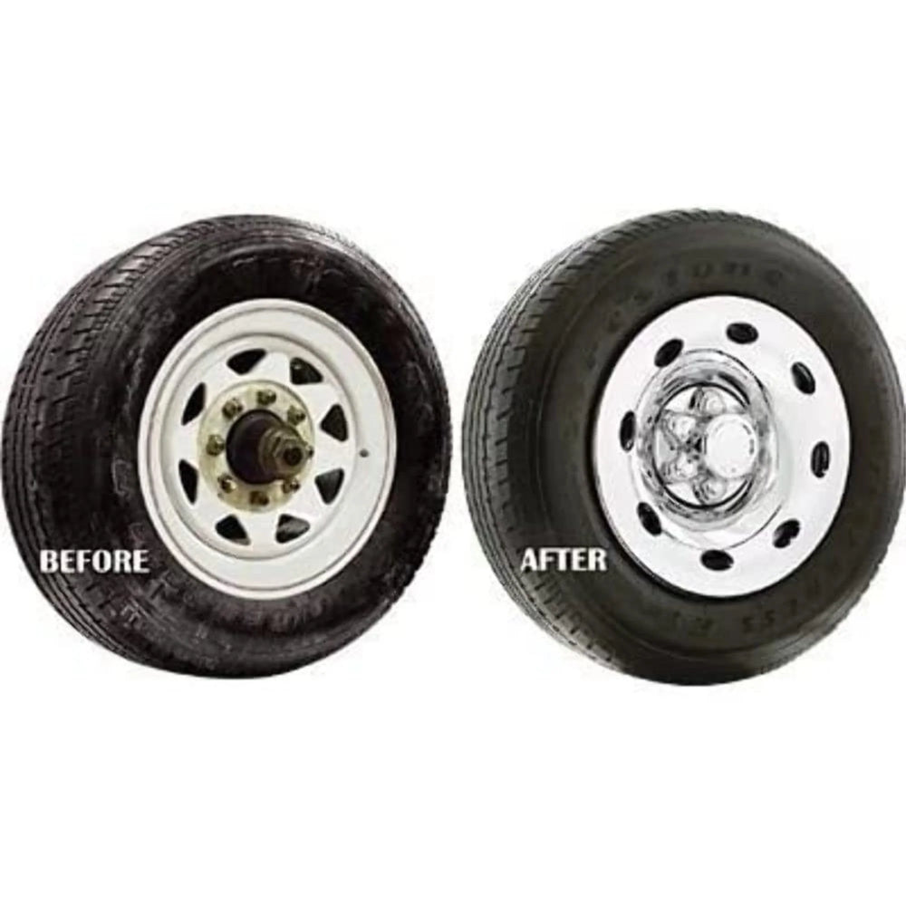QUICKTRIM ABS CHROME WHEEL COVER 15IN 5 LUG W/OPEN MIDDLE