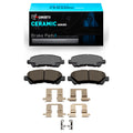 R1 08-13 Toyota Highlander Rear Ceramic Pads & Hardware Kit