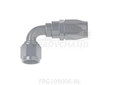 Fragola -6AN x 90 Degree Power Flow Hose End - Blue/Red