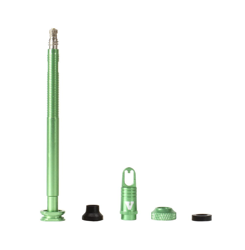 TLC TUBELESS VALVES 80MM GREEN