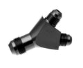 10 SINGLE INLET TO 10 DUAL OUTLET BLACK