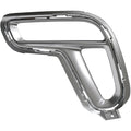 LT FRONT BUMPER INSERT FOG LAMP BEZEL; W/FOG LAMPS; CODE [MAJ]; BLACK CHROME DOD