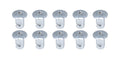 Oval Hd T-30 Torx Fast. 7/16 .550in 10pk Alum