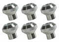 Rugged Ridge Billet Alum Dash Knob Set Alum 76-86 Jeep CJ