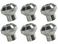 Rugged Ridge Billet Alum Dash Knob Set Alum 76-86 Jeep CJ