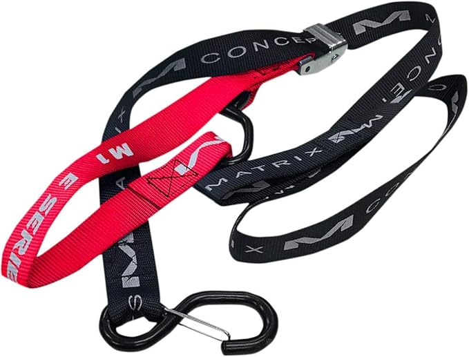 Matrix Concepts E Series 1 Inch Tie Down Set - Red