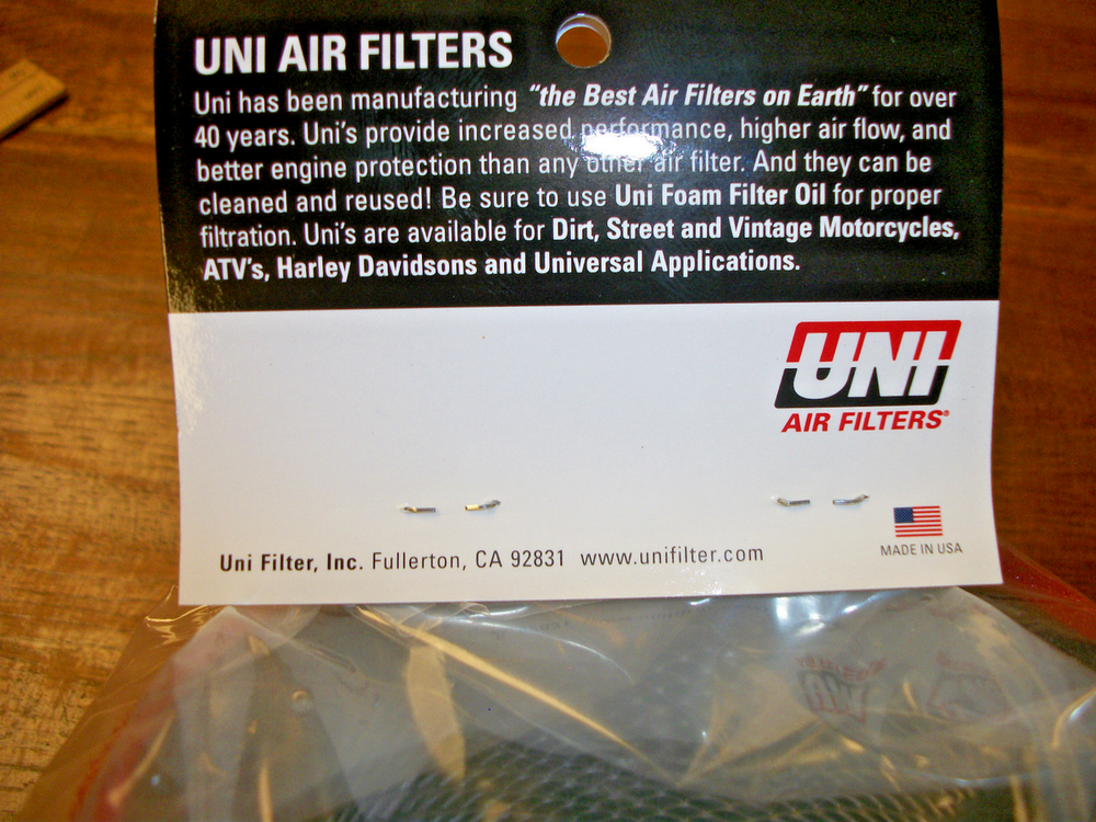 Uni FIlter 72-74 Suzuki TS 250/400/ 72-77 TS 400 Air Filter