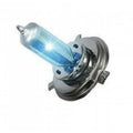 ~(1 lbs. 4X4X4)~ H4 9003 12V 60/55W (5600 KELVIN) HEADLIGHT BULBS in PLATINUM BLUE