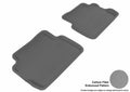 3D MAXpider 2008-2011 Ford Focus Kagu 2nd Row Floormats - Gray