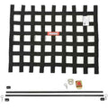 RaceQuip Black 18in H x 24W SFI Ribbon Window Net