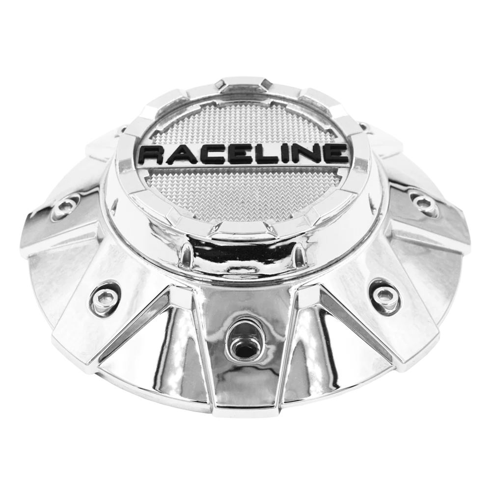 RACELINE 930 931 5 6 LUG CHROME CAP(CS-M6-1X50-SS)