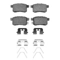 R1 08-17 Honda Accord Coupe Rear Semi Met Brake Pads and Hardware Kit