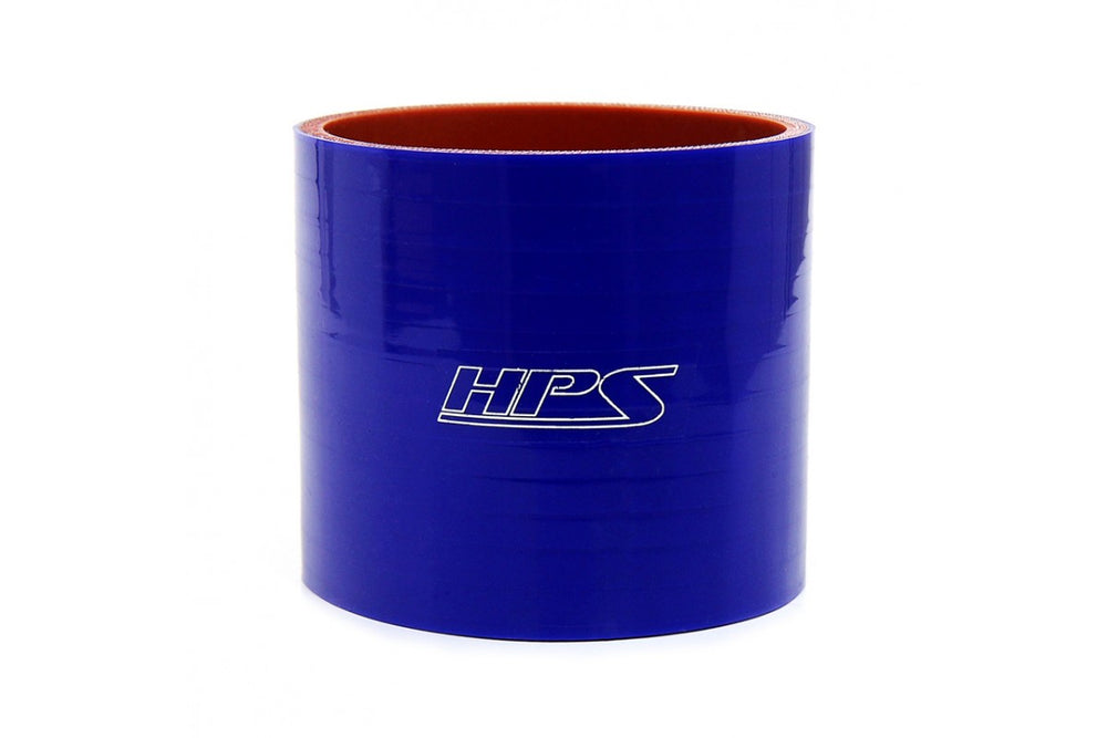 HPS Performance 4.5 ID 4 Long High Temp 4-ply Reinforced Silicone Straight Coupler Hose Blue (114mm ID 102mm Length)
