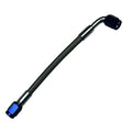 Nitrous Express - 3AN SS Braided Hose Blue, 12 inch - 10012