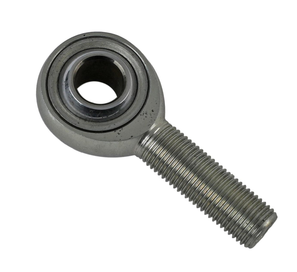 QA1 H Series 3-Pc Rod End - Male/Left Hand - 12mm Bore x M12x1.25 - Alloy Steel w/PTFE