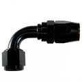 Fragola -4AN x 90 Degree Pro-Flow Hose End - Blue/Red