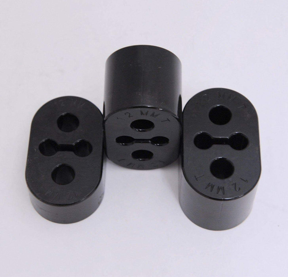 Kartboy 15-19 Volkswagen GTI/Golf R/15-19 Audi S3/RS3 Thick Exhaust Hanger - 12mm - Black