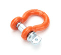 PAIR PK ORANGE 5/8' SHACKLE