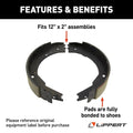 SHOE AND LINING KIT FOR 112IN BRAKE