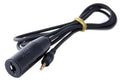 Rugged Radios OFFROAD Straight Cable to Intercom (Select Length) 2 Feet