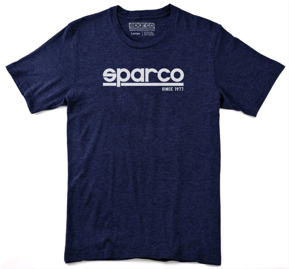 Sparco T-Shirt Corporate Navy Lrg