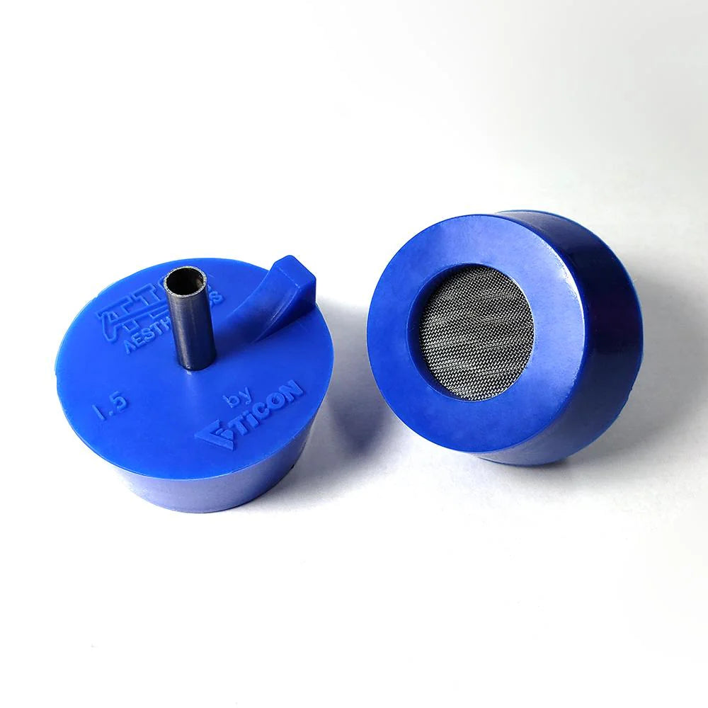 Ticon Industries Tig Aesthetics 1in Tube Silicone Purge Plug (Orange x2/Diffuser x2/Argon Inlet x1)