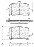 DFC 14-24 Mini Cooper (Excl Clubman) Rear 4000 HybriDynamic Brake Pads and Hardware Kit
