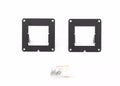 BR6/BR11 Light Plates Textured Black Designed for Rigid D-Series 2010-2018 Dodge Ram 2500/3500 Without Park Sense Go Rhino