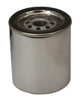 Moroso Chevrolet 13/16in Thread 4-9/32in Tall Oil Filter - Chrome