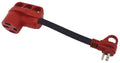 15AM50AF ADAPTER CORD 12IN RED BULK