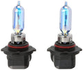 ~(1 lbs. 4X4X4)~ 9005 12V 65W (5600 KELVIN) HEADLIGHT BULBS in PLATINUM BLUE