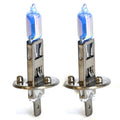 ~(1 lbs. 4X4X4)~ H1 12V 55W (5600 KELVIN) HEADLIGHT BULBS in PLATINUM BLUE