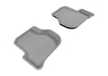 3D MAXpider 2005-2010 Volkswagen Jetta/Golf Kagu 2nd Row Floormats - Gray