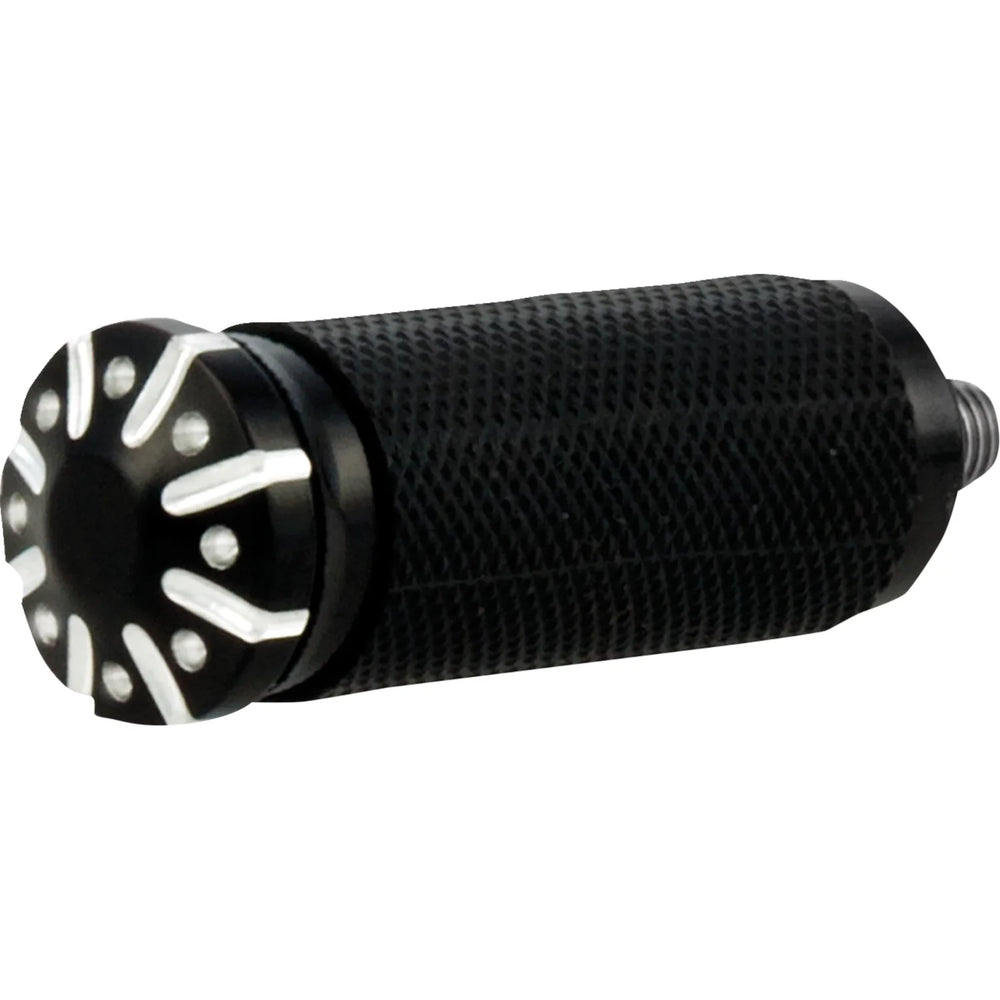 Burly Brand Universal Hawk Toe Peg Billet - Black Machined