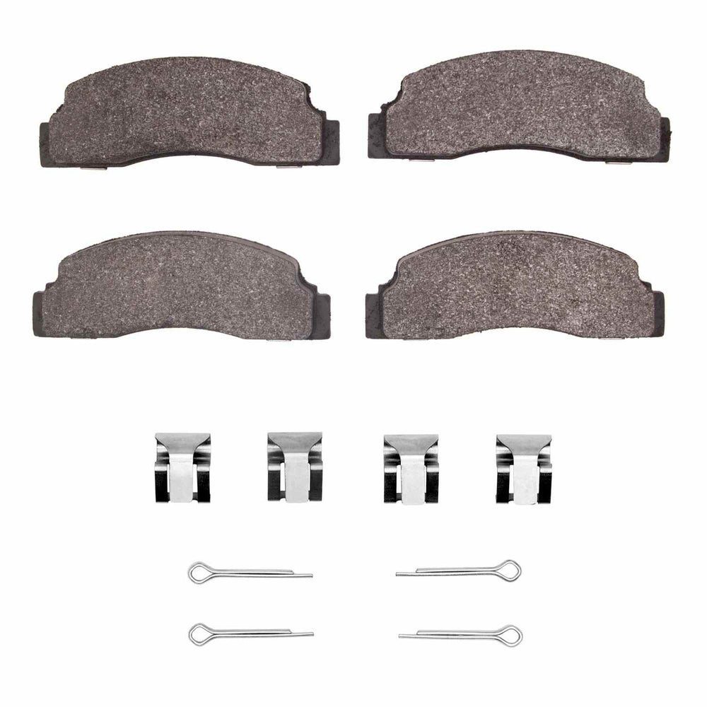 R1 78-80 Ford Fiesta (Usa/Canada) Front Ceramic Brake Pads and Hardware Kit