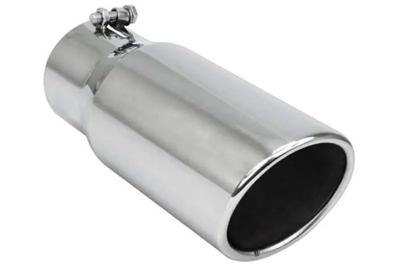 4.00INX12.00IN PENCIL ROLL ROLLED SLANT DIESEL EXHAUST TIP 4.00IN ID / 5.00IN OD